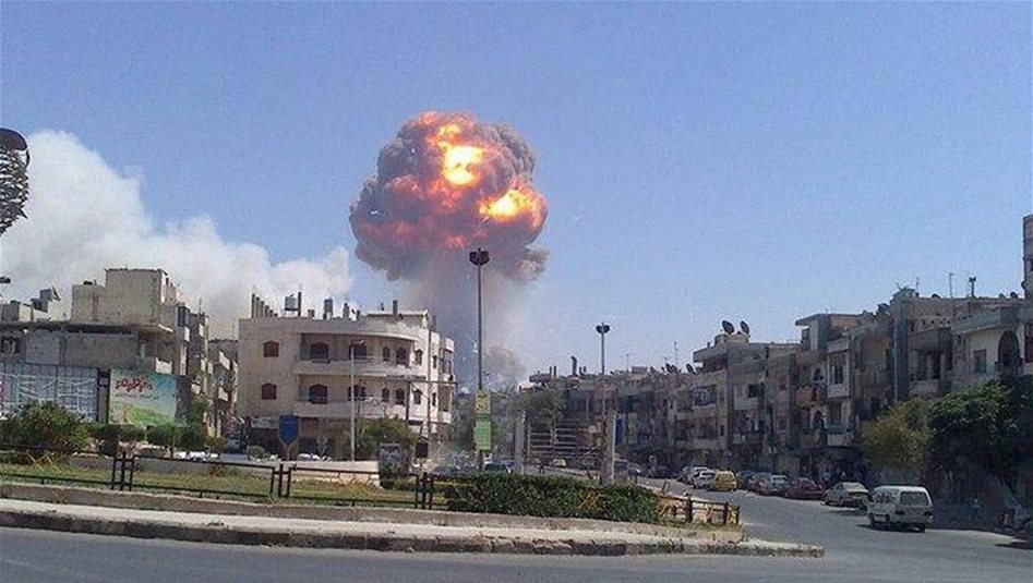 انفجار في مدينة حمص السورية