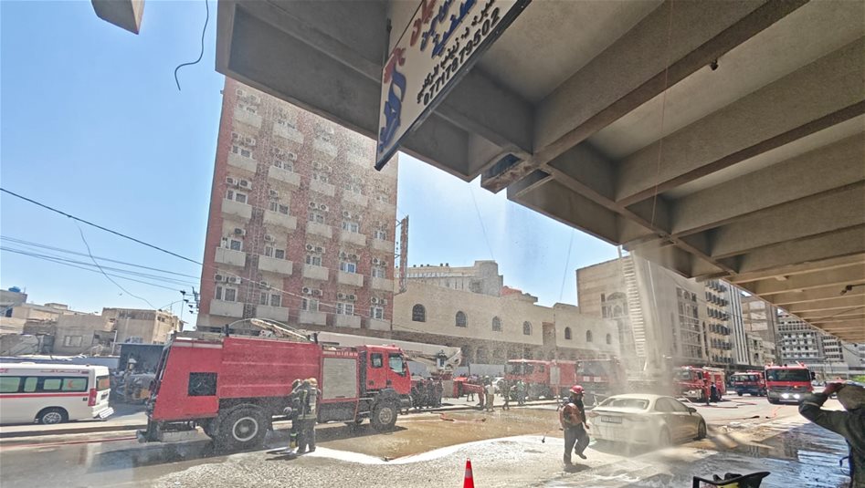 Fire at six-story building in Baghdad brought under control