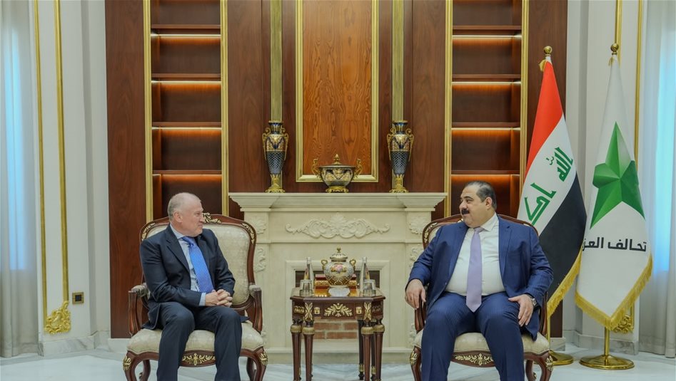 السامرائي يستقبل السفير الأسترالي ويبحثان العلاقات الثنائية والتطورات الإقليمية