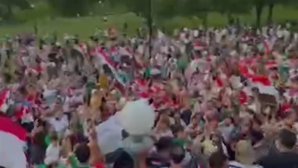 بوسطن الأمريكية تكتسي بالألوان العراقية.. زحف جماهيري كبير يسبق مواجهة النرويج