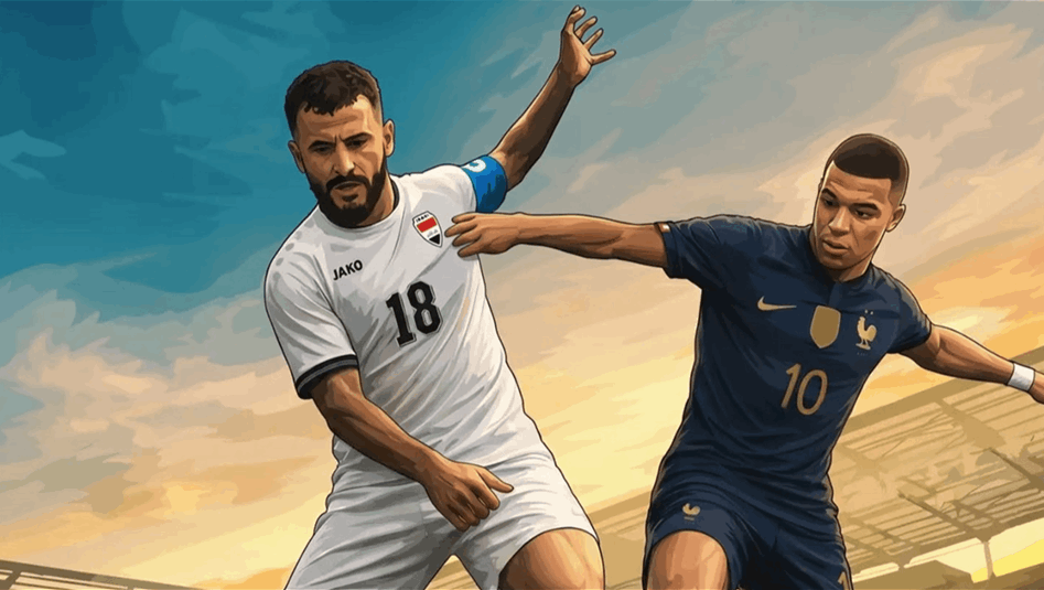 الذكاء الاصطناعي ينسف أحلام العراق أمام فرنسا
