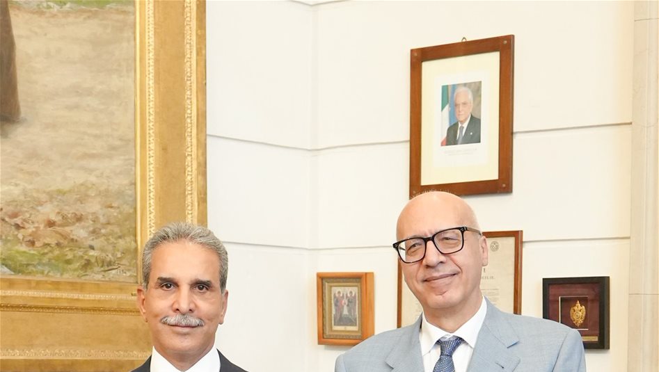 القاضي زيدان ورئيس محكمة التمييز الإيطالية يتفقان على توقيع مذكرة تفاهم قضائية وقانونية