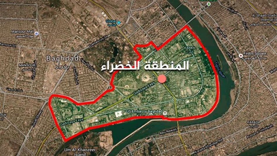 ما حصل في المنطقة الخضراء وسط بغداد فجرا 