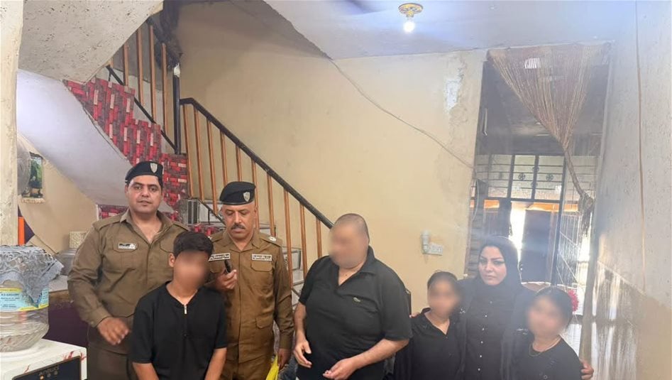 القبض على أبٍ عنّف أطفاله في بغداد