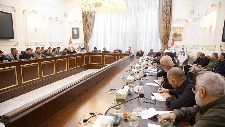 قيادة الحشد تبحث الاستعدادات للأربعينية ومراسم تشييع السيد خامنئي 