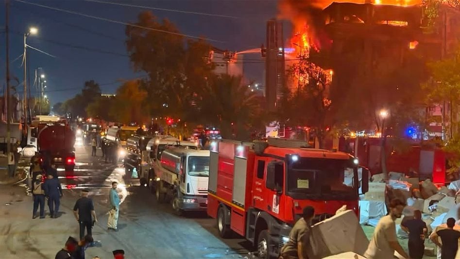 حريق الضلال.. تسجيل 3 إصابات بصفوف الدفاع المدني