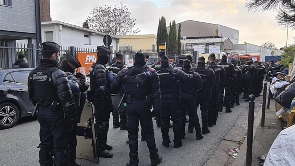 Paris'te Fransa-Fas maçı için tarihi güvenlik önlemi.