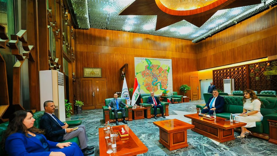 Baghdad Mayor meets Italian envoy on infrastructure cooperation