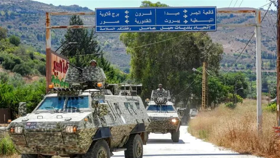 الجيش اللبناني يبدأ انتشاره في الجنوب 
