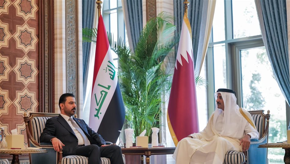 الزيدي وأمير قطر يؤكدان أهمية تنفيذ مذكرة التفاهم الامريكية - الايرانية