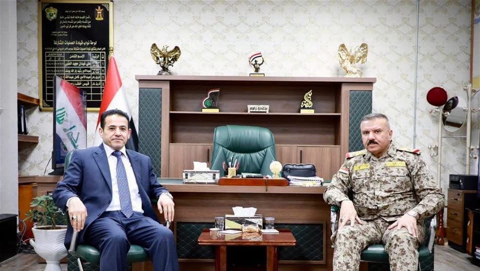 الأعرجي يهنئ الشمري بمنصبه الجديد ويبحث معه تعزيز التنسيق الأمني