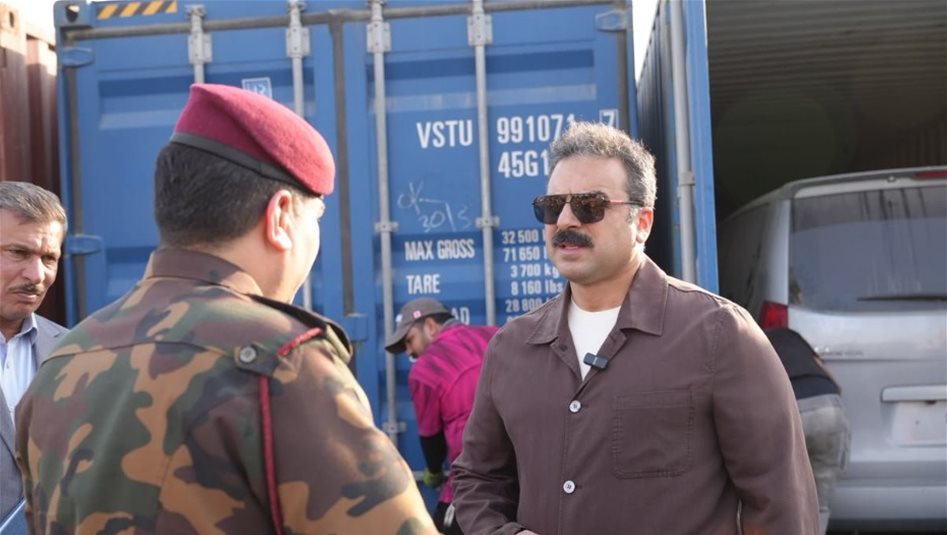 Um Kasr Limanı'nda 16 kaçak konteyner ele geçirildi