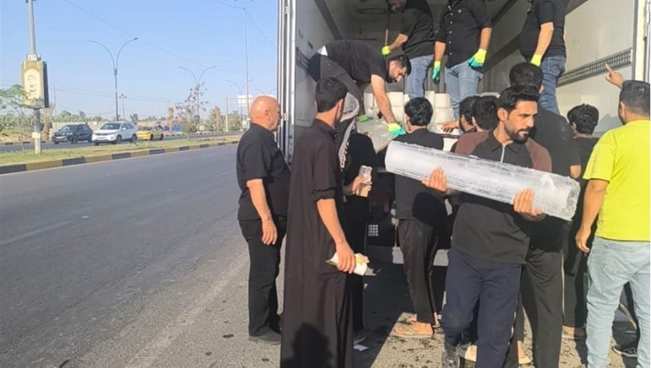 النقل: توزيع مليون و250 ألف قدح ماء و10 آلاف قالب ثلج لمواكب الأربعينية