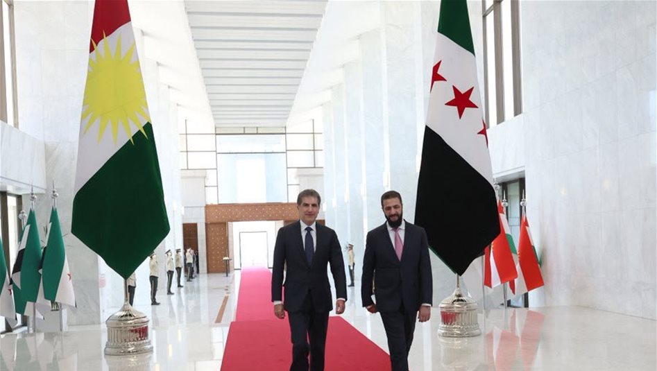 "فرصة تاريخية للتعافي".. ماذا قال بارزاني عن زيارته لدمشق ولقائه بالشرع؟