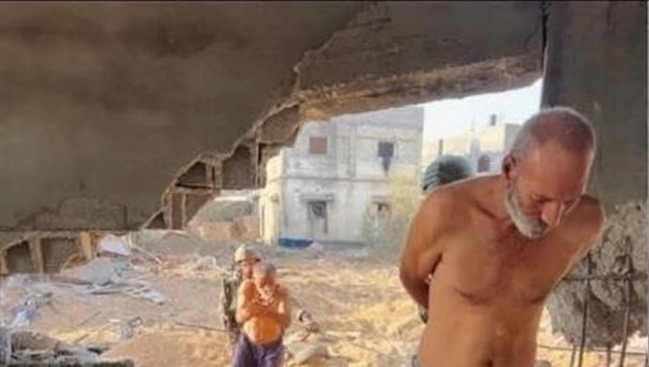 Sızan fotoğraf, İsrail ordusunun Beyt Lahiya'da iki Filistinli yaşlıyı