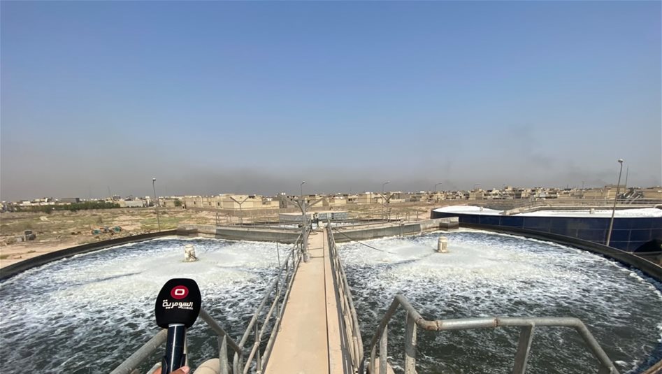 أمين بغداد يفتتح مشروع محطة معالجة مياه الصرف الصحي في الرستمية