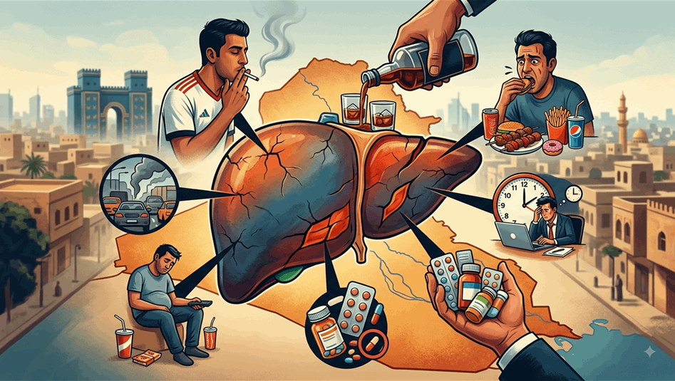 كبد العراقيين تحت الضغط.. 7 عادات يومية قد تضرّه من دون أن تشعر
