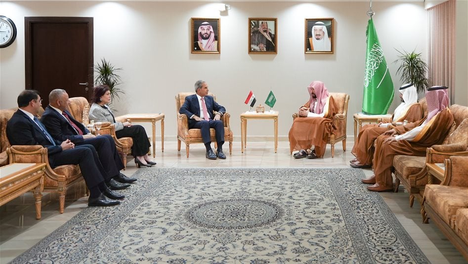 رئيس القضاء يلتقي وزير العدل السعودي.. مباحثات في المجالات القضائية والقانونية 