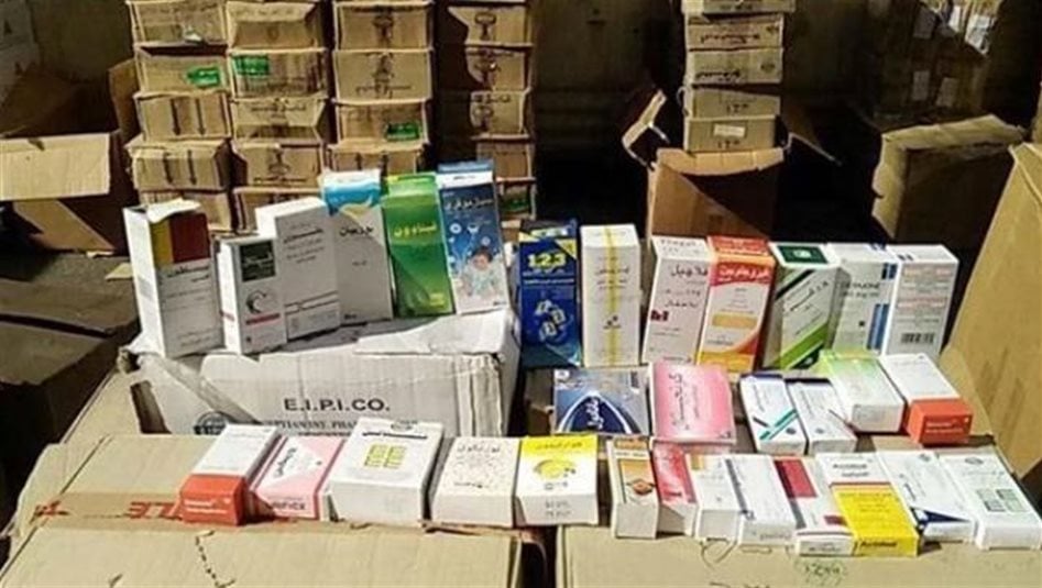 قوة امنية تضبط 428 الف قطعة من الأدوية البشرية المهربة وسط بغداد