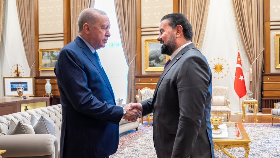الحلبوسي يلتقي أردوغان في أنقرة