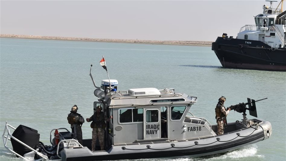 العراق ينفذ عملية امنية في عمق البحر بمياه الخليج العربي