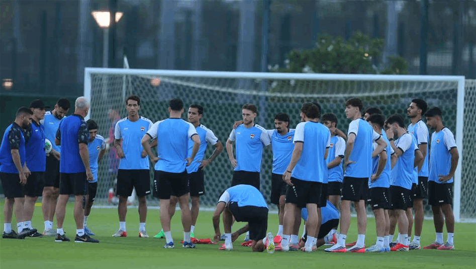 بالصور.. المنتخب العراقي يختتم تدريباته لمواجهة عُمان غداً في خليجي 27