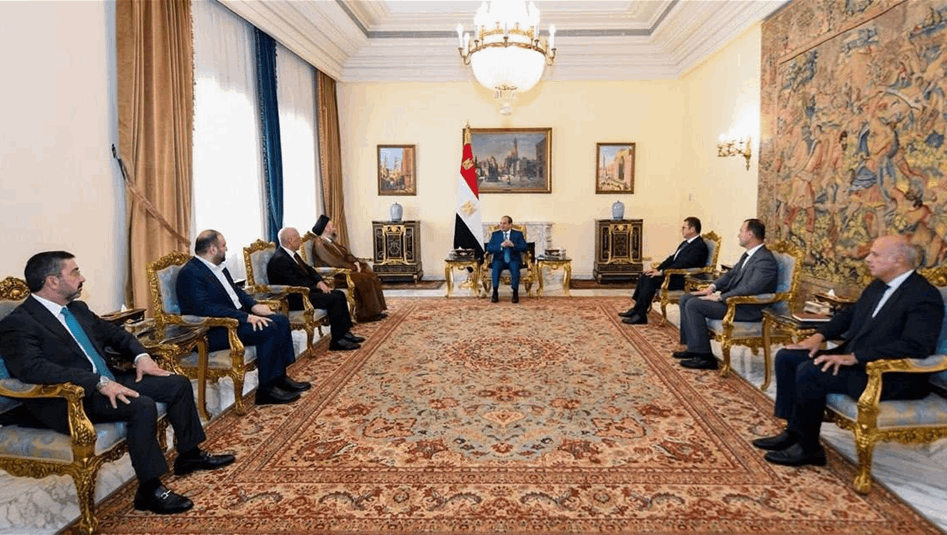 الحكيم يبحث مع السيسي تطورات العراق والمنطقة وملف السلاح والعلاقات الثنائية