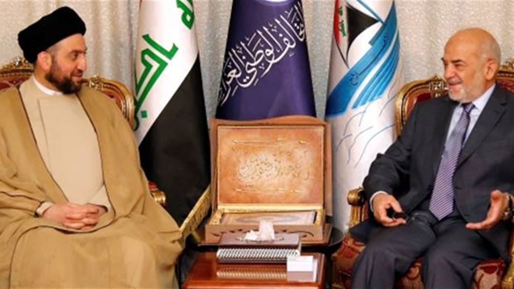 الحكيم والجعفري يؤكدان على أهمية التحالف الوطني وعدم التفريط به