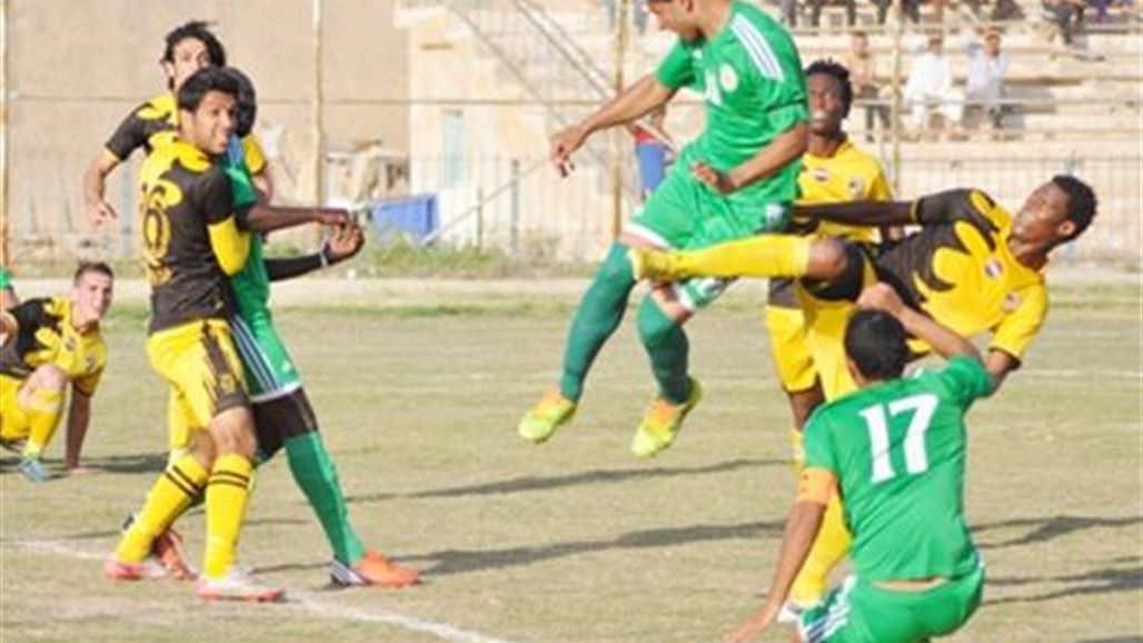 المتصدر يستقبل الكرخ ودهوك في ضيافة النجف وكربلاء يقابل المصافي بدوري الكرة