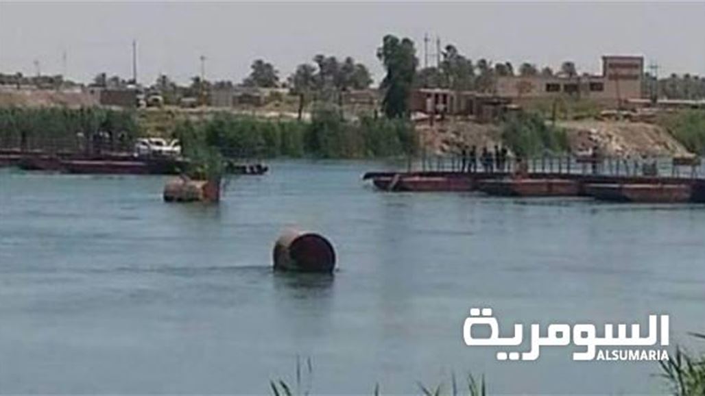 انهيار جسر المامون بتفجير انتحاري شرقي الرمادي