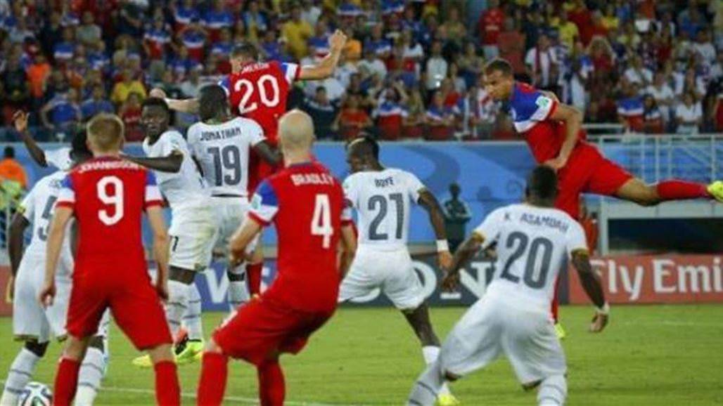 أميركا تتغلب على غانا بهدفين لواحد في كاس العالم