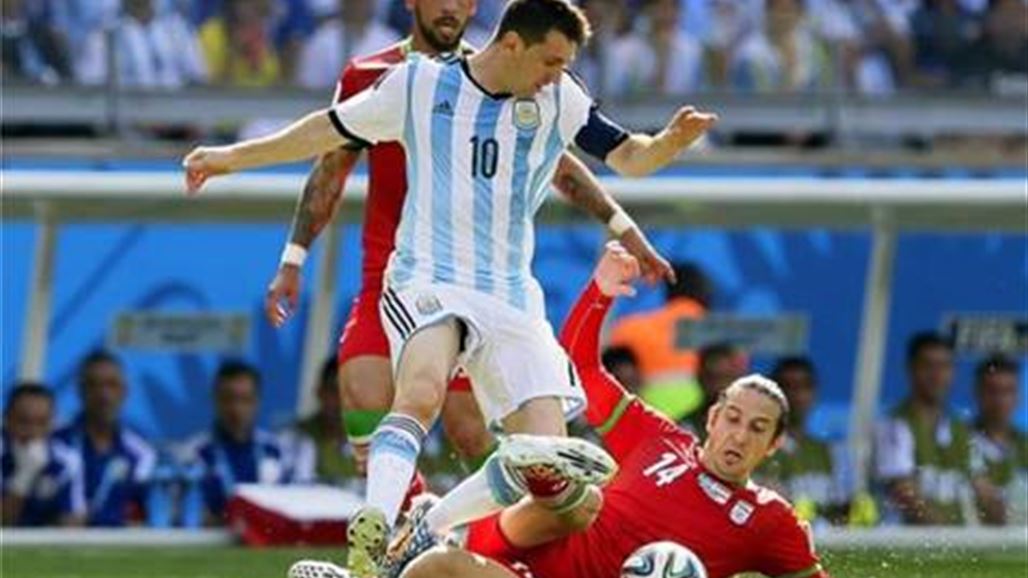 فوز صعب للأرجنتين على ايران بهدف نظيف في كاس العالم