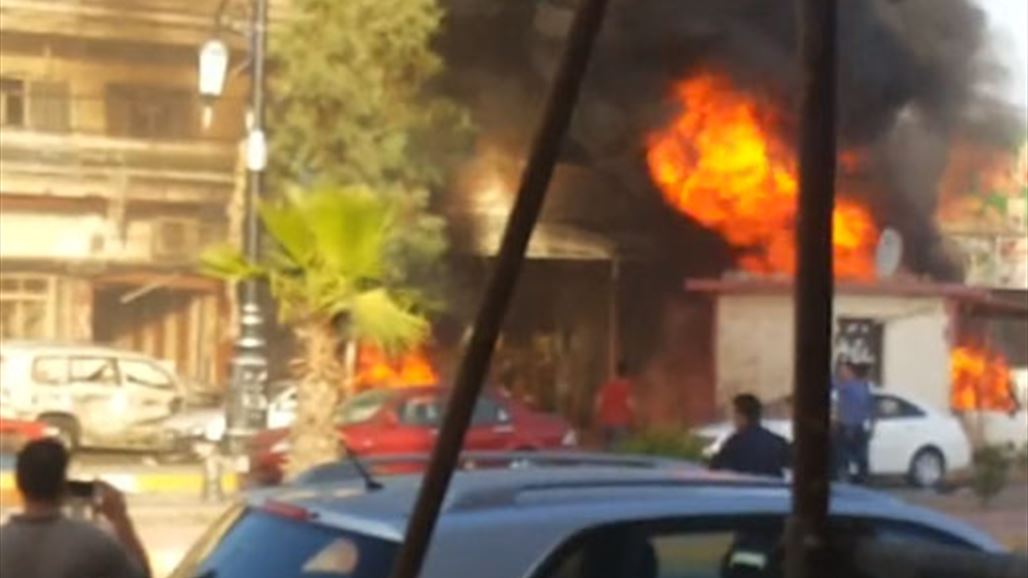 بالصور: اللحظات الاولى من انفجار كركوك!