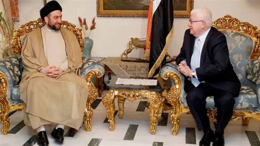 الحكيم ومعصوم يبحثان كيفية تشكيل الحكومة الجديدة