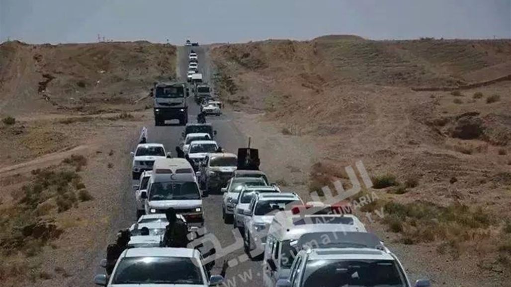قوة كبيرة من الحشد الشعبي تتقدم باتجاه "آمرلي" لفك الحصار عنها