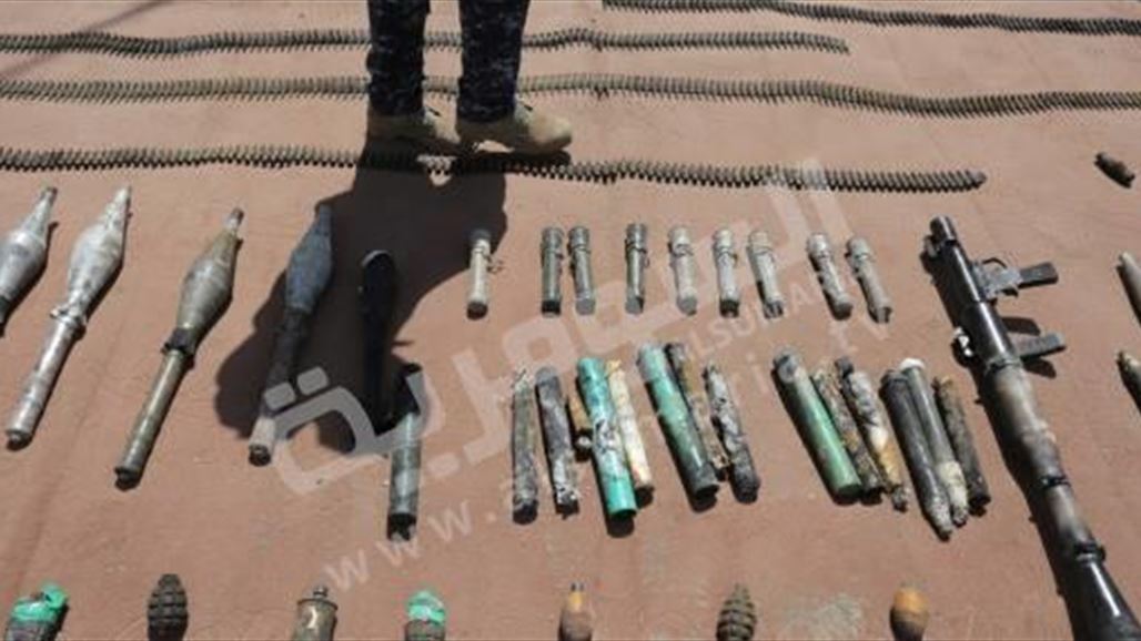 الشرطة الاتحادية تعثر على مخبأ للعتاد والسلاح غربي بغداد