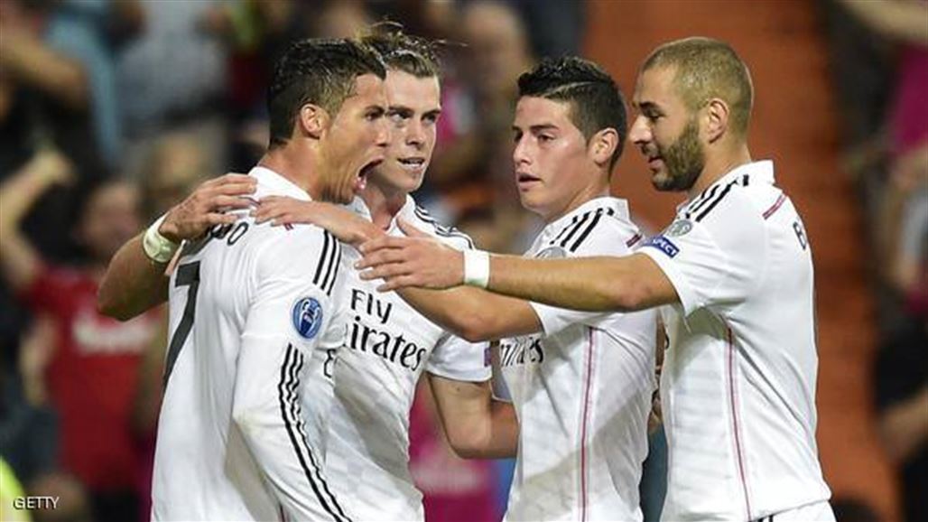 ريال مدريد أول ناد يحرز ألف هدف بمسابقات أوروبية