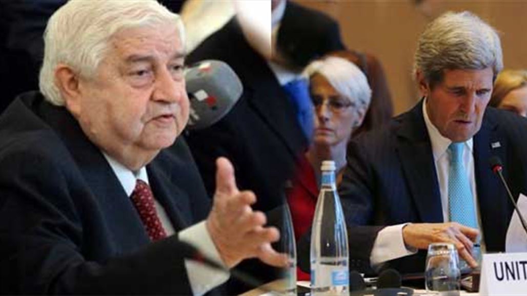 سوريا: المعلم تلقى رسالة من كيري عبر الجعفري أبلغه فيها ان اميركا ستستهدف داعش