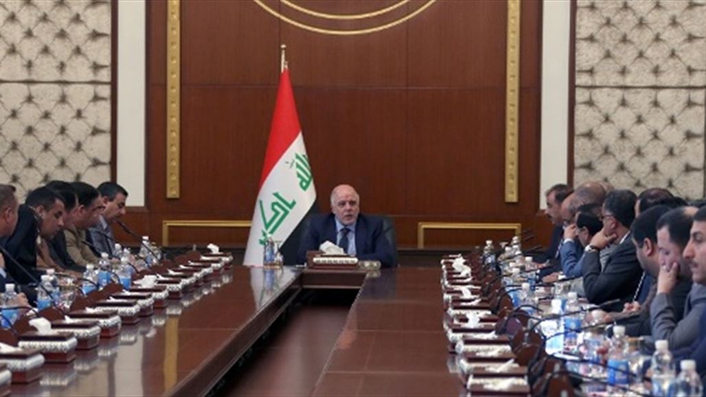العبادي يبحث مع وفد من بابل سبل الارتقاء بواقع المحافظة الأمني والخدمي