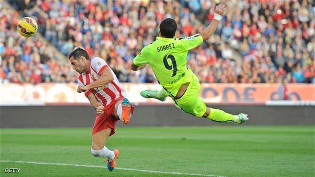 نيمار وألبا ينقذان برشلونة أمام ألميريا