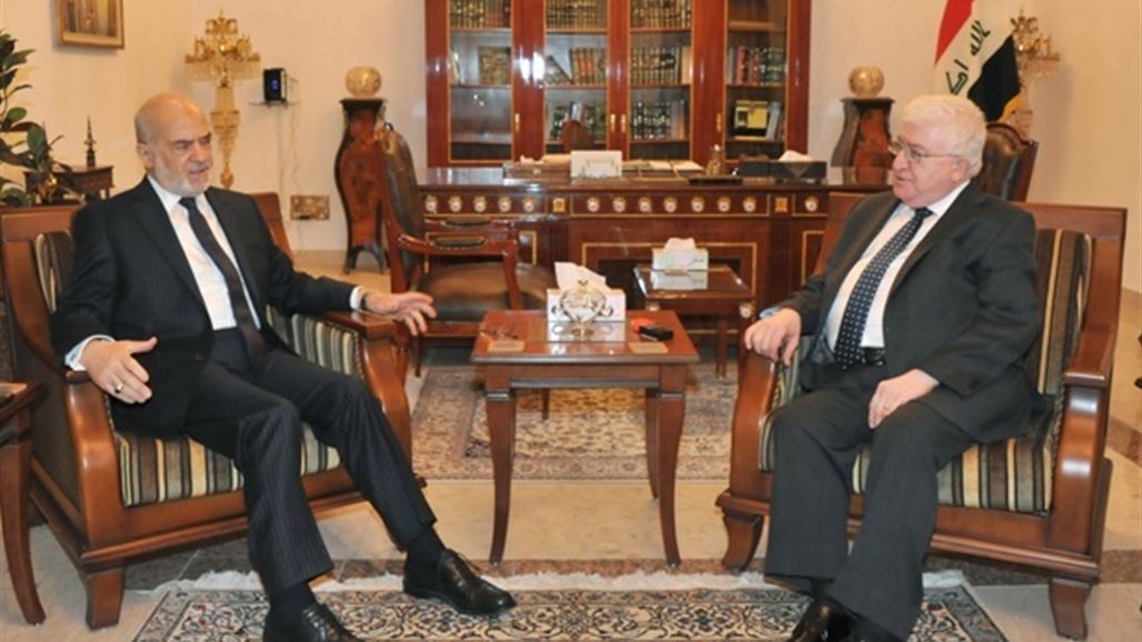 الجعفري يطلع معصوم على نتائج زيارته الى تركيا