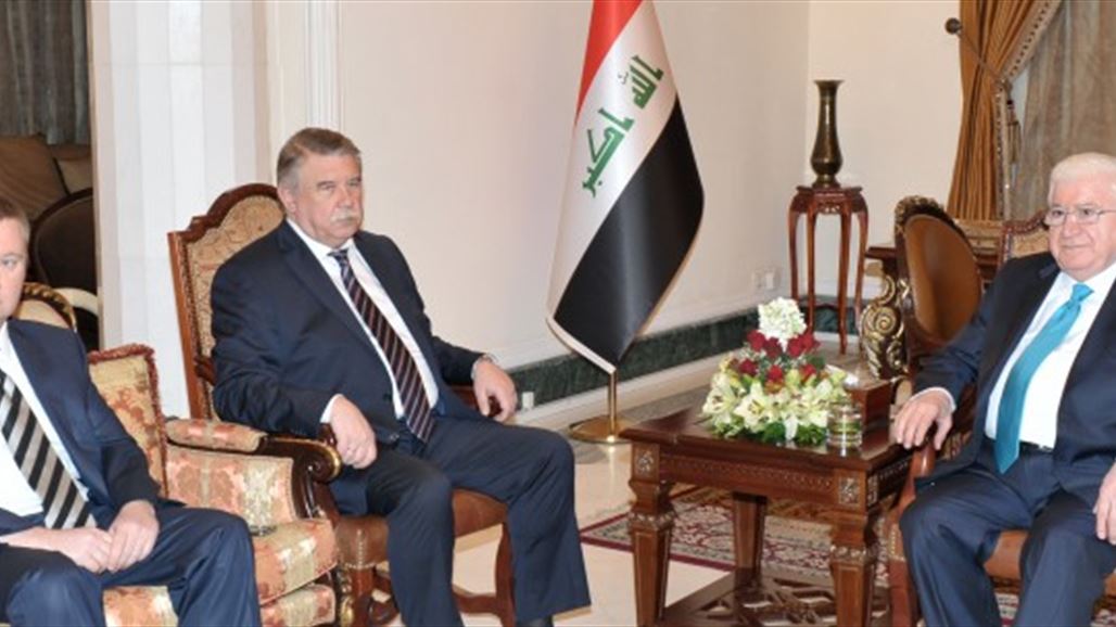 السفير الروسي يؤكد لمعصوم دعم بلاده للعراق بالقضاء على "داعش" وإعادة بناء جميع مؤسساته