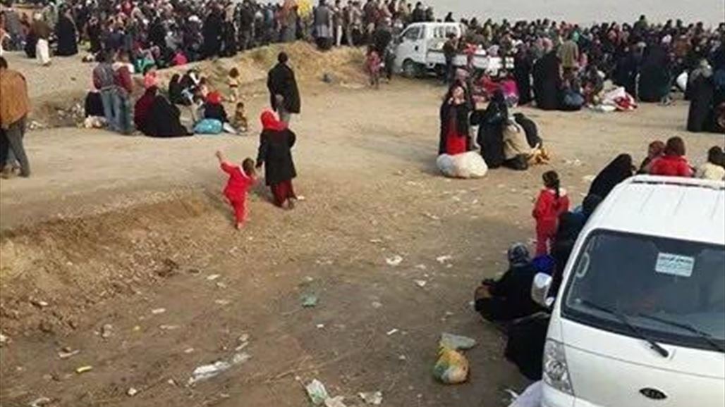 نزوح المئات من منطقة الحويجة البحرية عبر دجلة بسبب الاشتباكات العنيفة بالضلوعية