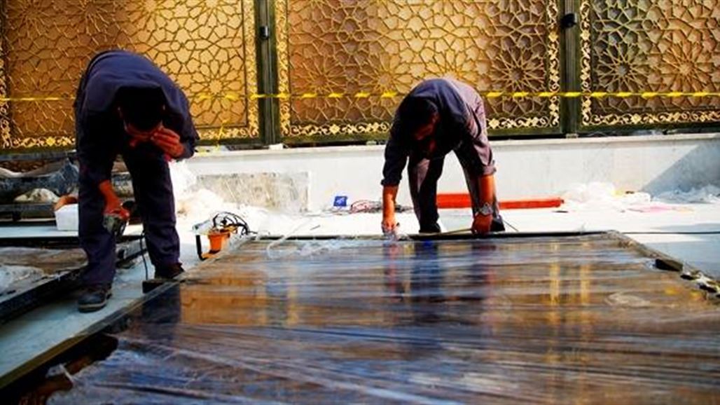 العتبة العلوية تباشر بنصب سياج امني واستحداث اسيجة نظامية بدلاً عن "كرفانات التفتيش"