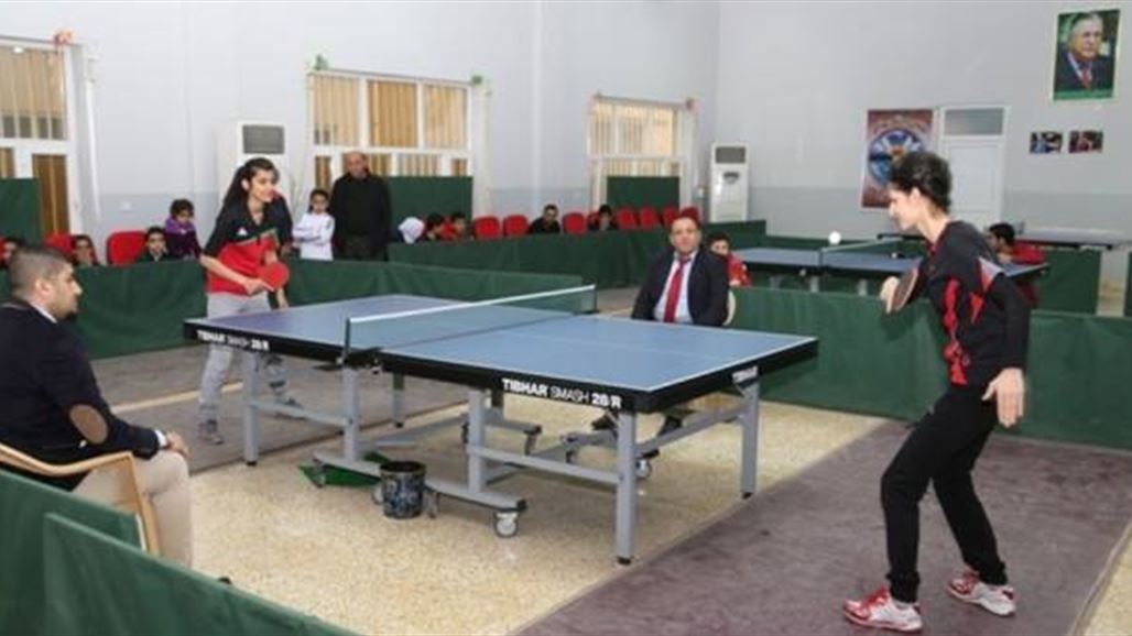 نادي سولاف يحرز لقب بطولة أندية كركوك بكرة المنضدة