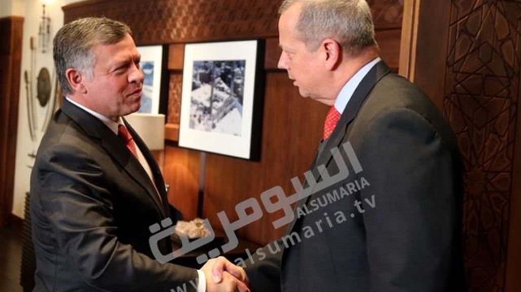 الملك الأردني يبحث مع منسق التحالف الدولي مستجدات الحرب ضد "داعش"