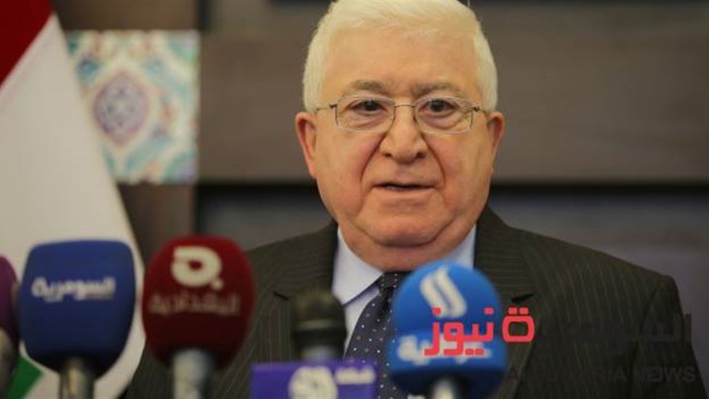 طالباني يستقبل معصوم بمطار السليمانية