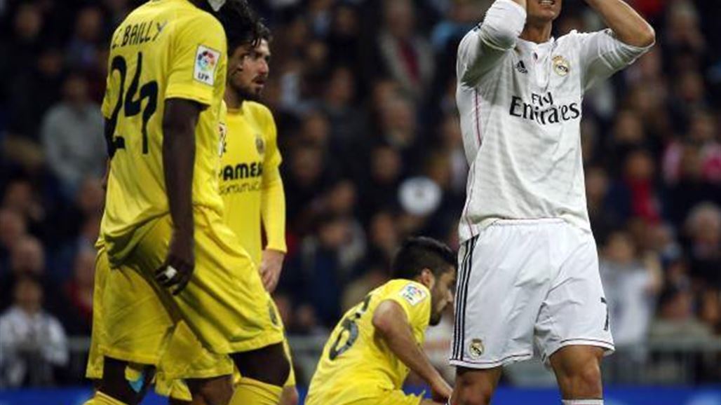 فيا ريال يجبر ريال مدريد على التعادل في الدوري الأسباني