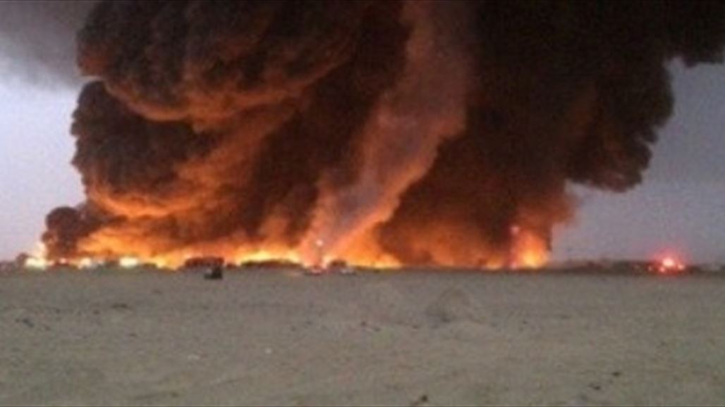النفط تعلن إطفاء حرائق جميع الآبار في حقلي حمرين وعجيل