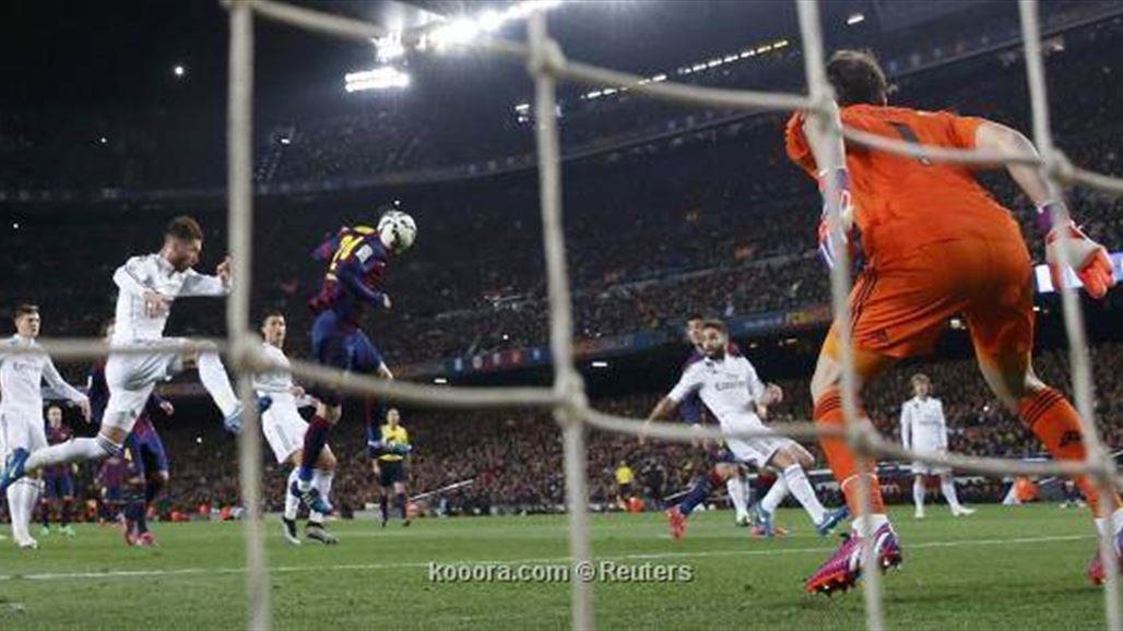 كلاسيكو الليغا بين برشلونة وريال مدريد .. بالصور